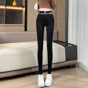 High Waist Slim Fit Womens Leggings Black Spring Autumn New Style Outerwear Pants Long Trousers plus Size Body Shaping