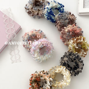 Am1013 Unique Beggar Wind Dirty Hair Band High Grade Feeling Does Not Hurt Hair High Elastic Rubber Band Meatball Head Rope Autumn and Winter New