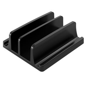 ขาตั้งแล็ปท็อปแนวตั้ง ที่วางแล็ปท็อปตั้งโต๊ะ 3 ช่องและแท่นวางแล็ปท็อปสําหรับ MacBook แท็บเล็ต โทรศัพท์ - สากล