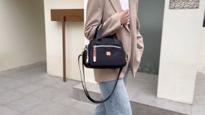 Tas Nilon Mewah Wanita: Tas Colorful Fox & Selempang Waterproof