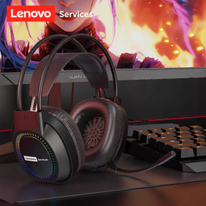 Lenovo | Wired Gaming Over-ear Headphones for Computers