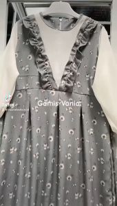 Gamis anak vania usia 1-15th bahan yoryu