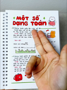 Bộ 3 quyển Sketch Note Toán - Văn - Anh sổ tay tổng hợp toàn bộ kiến thức dễ hiểu dễ nhớ