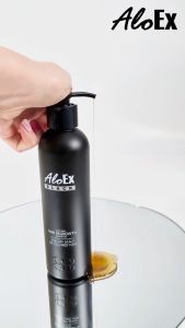 [รีวิวปัง] AloEx Black Shampoo 1 ขวด และ AloEx Hair Serum 120 ml. 1 ขวด เซตแชมพูและเซรั่มบำรุงเส้นผม ลดผมขาดร่วง สำหรับผมแห้งเสีย-ผมทำสี