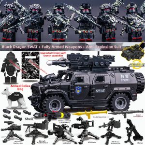 GUTIAN | Launchable Special Forces Police Bricks Figures Toy