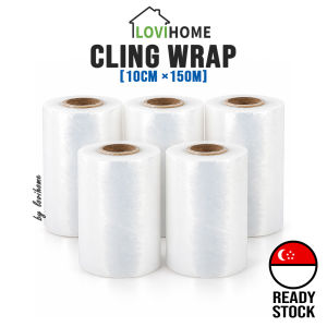 SG Cling Wrap 10cmx150m | Shrink Wrap Stretch Film Pallet Wrap Furniture Moving House Packing