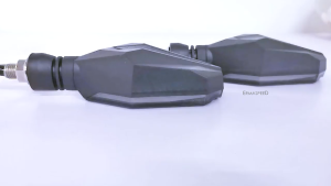 Lupuauto 2ชิ้น ไฟสัญญาณไฟเลี้ยวรถจักรยานยนต์ อุปกรณ์เสริมของ Moto อเนกประสงค์โคมไฟกะพริบตัวบ่งชี้ Lampu Jalan ตอนกลางวันกันน้ำ