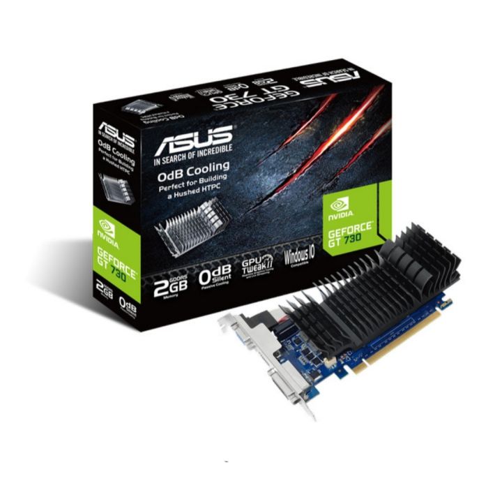 VGA ASUS GeForce GT 730 2GB DDR5 GT730 Silent Garansi Supplier