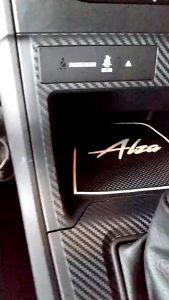Perodua Alza Slot Mat Car Rubber Mat Car Slot Mat Anti Slip Inner Mat Cup Holder Mat Pad Drink Holder Pad Mat Car Door Panel Mat Car Storage Mat Car Dashboard Anti Slip Mat Door Slot Pad Alza HX HDV Rubber Mat