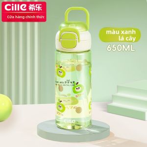 CILLE | Chai Nước Nhựa Tritan cho Trẻ Em Dung Lượng Lớn
