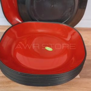 PROMO 12 PCS PIRING RAMEN ULIR DAN MANGKUK RAMEN ULIR SUPER TEBAL ANTI PECAH