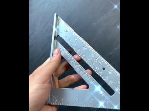 [giá cực thấp]Thước ê ke 7 inch thước đo góc vuông hợp kim nhôm