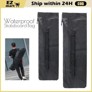 New 87Cm Long Skateboard Bag Oxford Cloth Skateboard Bag 31.5 Inch Skateboard Carrying Case Shoulder Travel Scooters Cover Backpacks