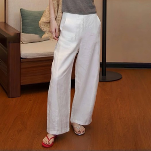 Shalldoer | Chic Summer Womens Knitted Vest And Straight Leg Pants Set Solid Color Sleeveless Casual Wear Two Piece Ensemble