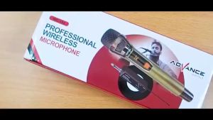 Advance MIC-102 Mic Profesional Wireless Microphone Original Mic wireless single advance MIC102 Karaoke