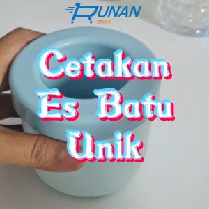 Cetakan Es Batu Silikon Bucket Ice Cube 3D Mold Maker Cetakan Es Unik