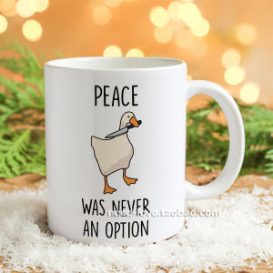 Ceramic Fun Cartoon Goose Face Mug Drinking Water Cup Birthday Gift for Adults American Style 301mL-400mL Capacity Gift Box
