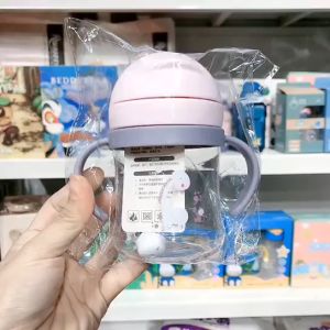 NICE CHILD Botol Minum Anak Viral 280ML Botol Air Minum Anak Bayi Karakter Hewan Gelas Anak Balita Training Cup Baby Warna Pastel
