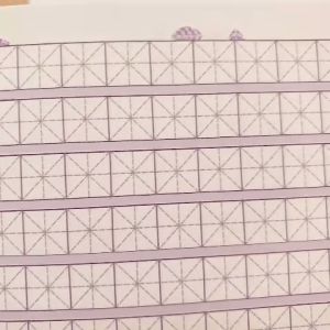 🍭 VỞ TẬP VIẾT CHỮ HÁN NHẬT HÀN - Vở ô vuông luyện viết tiếng Trung - In màu giấy dày gồm 72 trang/sổ bìa kraft nâu