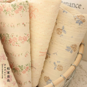 Vải Thêu Hoa Cotton Thủ Công Vải Trang Trí Váy Hoa Phong Cách Hàn Quốc Vải Cotton Nguyên Chất Vải Thêu Hoa Vải Thêu Hoa