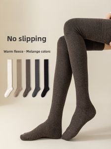 MiiOW | Thickened Long Tube Knee High Socks For Women Winter Warm Cotton Knee High Boots Socks Breathable Comfortable All Season Socks
