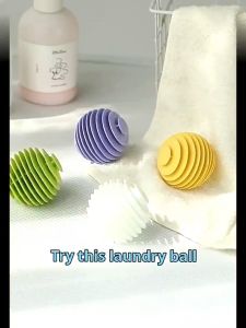 3PCS Reusable Magic Laundry Balls PVC Dryer Ball Fabric Softener Clothes Cleaning Tools Washing Machine Accessories