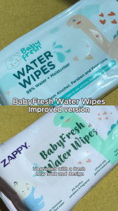 Zappy Baby Fresh Water Wipes 80 Sheets | 99% Pure Water Wipes Carton Deal