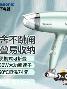 Panasonic | Foldable Constant Temperature Ionic Hair Dryer