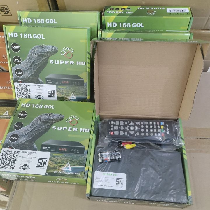 STB Set Top Box KOMODO SUPER HD GOL 168 GOL Saluran TV Digital DVBT2 High quality