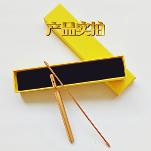 2pcs Pure Copper Dowsing Rotation Rods With Box For Ghost Hunting Buried Items Water Yes Or No Questions Etc