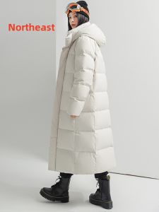 minus 40 Degrees Cold-Proof Long Northeast Goose down down Jacket Female Men Overknee Thickened Heattech Oversized Loose Coat