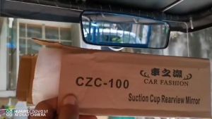 Universal Adjustable Suction Cup Interior Rear View Mirror Car Rear Mirror 360° Rotates Wide-angle