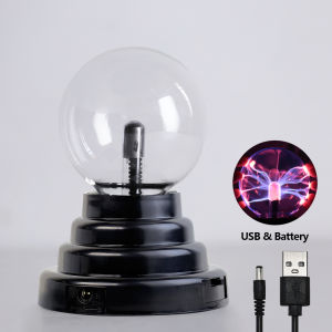 3 inches USB 5V Magic Plasma Ball Lamp LED Night Light Atmosphere Touch Glass Plasma Light Christmas Party Decor Lighting
