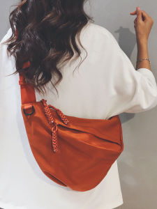 Túi Đeo Vai Đơn Vải Canvas Dung Tích Lớn 2025 Túi Đeo Chéo Thể Thao Du Lịch Đạp Xe Túi Đeo Ngực Cho Nữ Túi Đeo Vai Đơn Giản