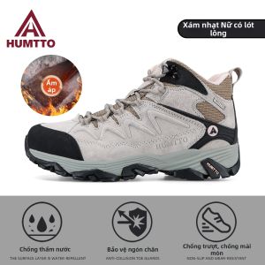 HUMTTO | Giày Đi Bộ Đường Dài Nữ Chống Thấm Nước Chống Trượt Nhẹ Bền Hấp thụ Sốc
