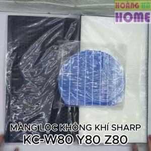 Màng lọc không khí Sharp KC-W80 KC-Y80 KC-Z80 Màng lọc hepa sharp Màng lọc than hoạt tính sharp màng bù ẩm sharp