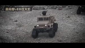 Xe tải quân sự địa hình 4WD leo núi điều khiển từ xa – mô hình xe tải RC địa hình có thể chở hàng dành cho trẻ em