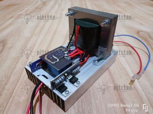Power inverter PAC / VAC 4 MOSFET trafo 5A flip flop adjustable STRONG & JOSS COD