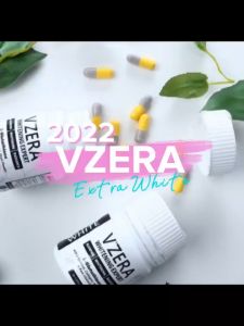 Vzera Whitening Ubat Putih Satu Badan Body whitening Supplement Vitamin C Glowing for Skin Whitening Original Kulit Putih gebu Cantik Cerah pemutih badan collagen Hilangkan Jerawat Jeragat 美白 GLutathione 5 capsule muka putih berseri terbaik lulus kkm