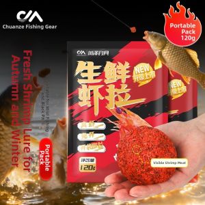 CHUANZE | Mồi Tôm Sú Tươi Dụ Cá Chép