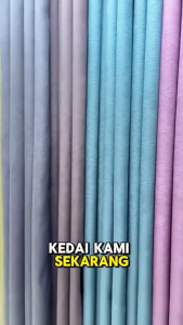 Yasmine Curtain Y4 (130CM-400CM) Blackout Curtain Window Tingkap Langsir Murah Ready made Hook Eyelet 窗帘布 遮光 隔热