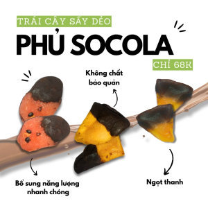 Hộp 50gr - Chanh Dây Sấy Phủ Socola