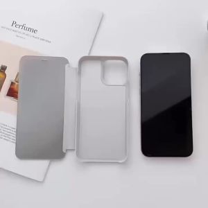 Ốp Điện Thoại Bằng Da PU Sang Trọng Cho Dòng Samsung Galaxy Z Fold - Vỏ Bảo Vệ Chống Sốc Toàn Diện Có Gương Lật Chống Trầy Xước Chống Bụi