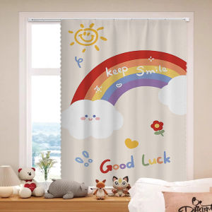 HUAJIANYU | Child Cartoon Light-blocking Curtain Small Window