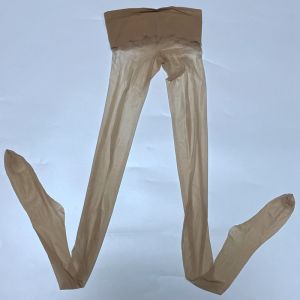 Seamless Ultra-Thin Invisible Mens Pantyhose Brand End-of-Line Aurora Oil Lustrous 360 Degree Seamless Silk Stockings
