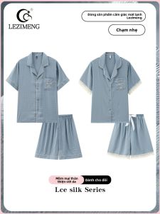 LEZIMENG | Đồ Ngủ Đôi Sang Trọng Chất Lụa Mát