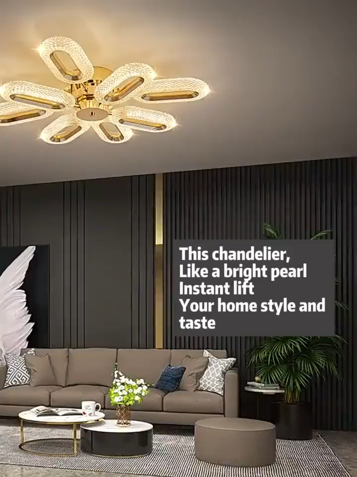 Y&C Nordic Living Room Light Ceiling Light Dining Room Chandelier Modern Simple Bedroom Lamp