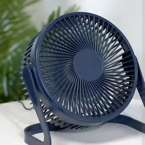 พัดลมUSB พัดลมตั้งโต๊ะ พัดลมพกพา พัดลมไฟฟ้า พัดลมมินิน้อง ขนาด 5/6 นิ้ว พกพาได้ ใช้งานได้ปลอดภัย ถอดทำความสะอาดได้ พัดลมเหล็กดัด 5ใบพัด ลมแรง เสียงเบา การหมุน 360°Desktop Fan พัดลมตั้งโต๊ะ