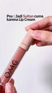 OMG OH MY GLAM Mattelast Matte Kiss Lip Cream Semua Warna Nomor 01-30 | Warna Baru Dessert Edition | Vinyl | Gloss Lip Finish