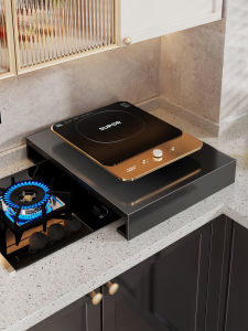 MENGBINFEN | Kitchen Counter Elevator Organizer Splash Guard
